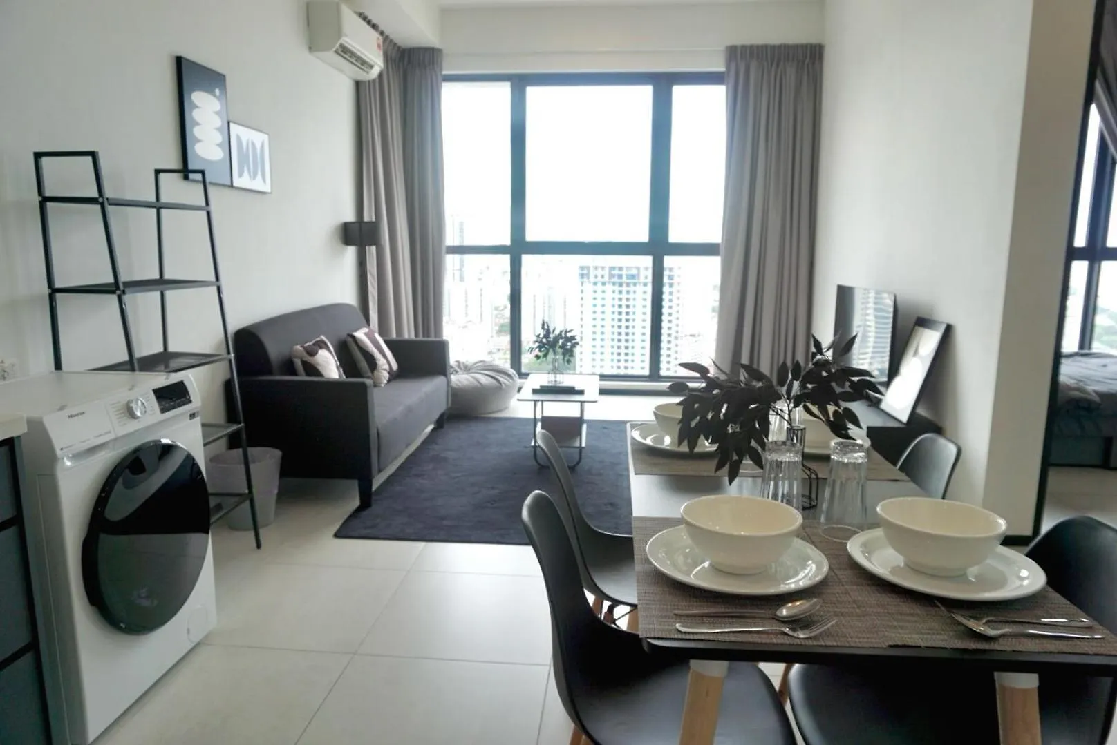 Urban Suites Nest 2Br New Unit 2 Free Carpark High Floor Nice View Unit جورج تاون شقة