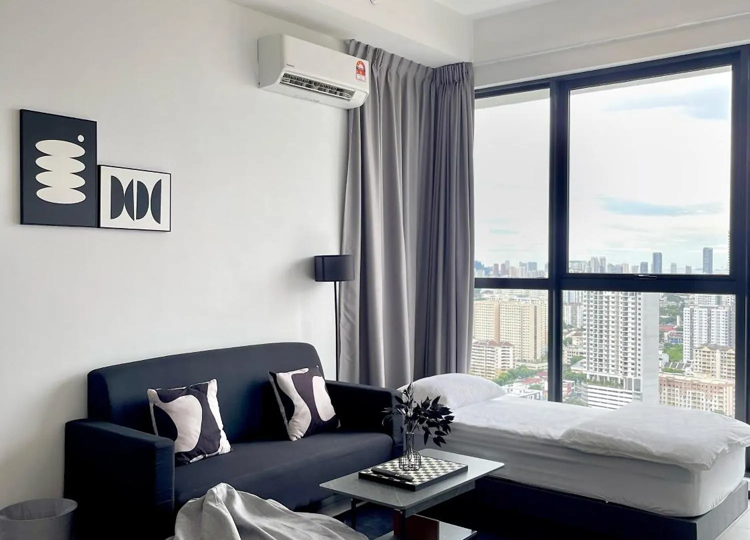 Urban Suites Nest 2Br New Unit 2 Free Carpark High Floor Nice View Unit جورج تاون شقة